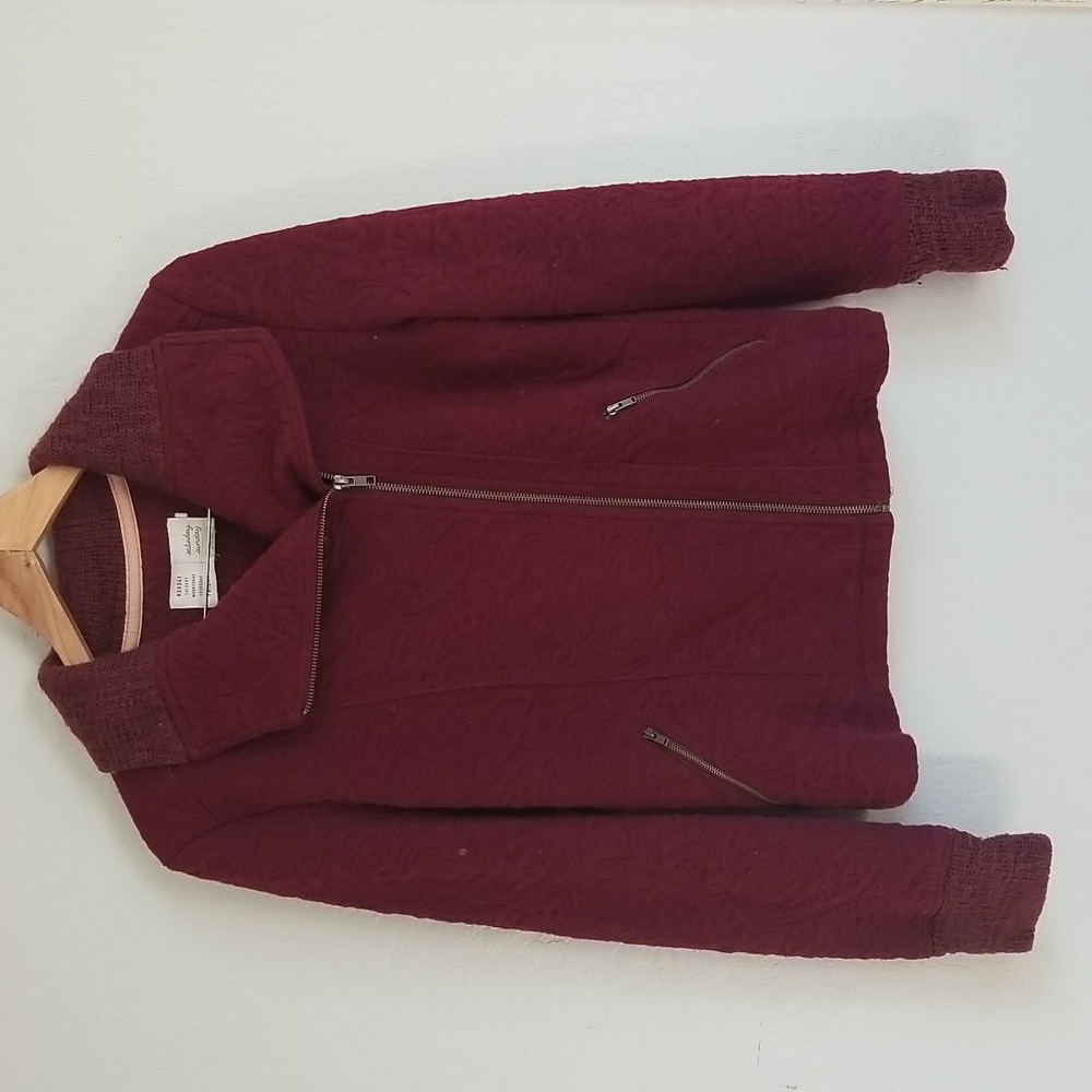 Women's Anthropologie Saturday Sunday Moto Jacket in size M